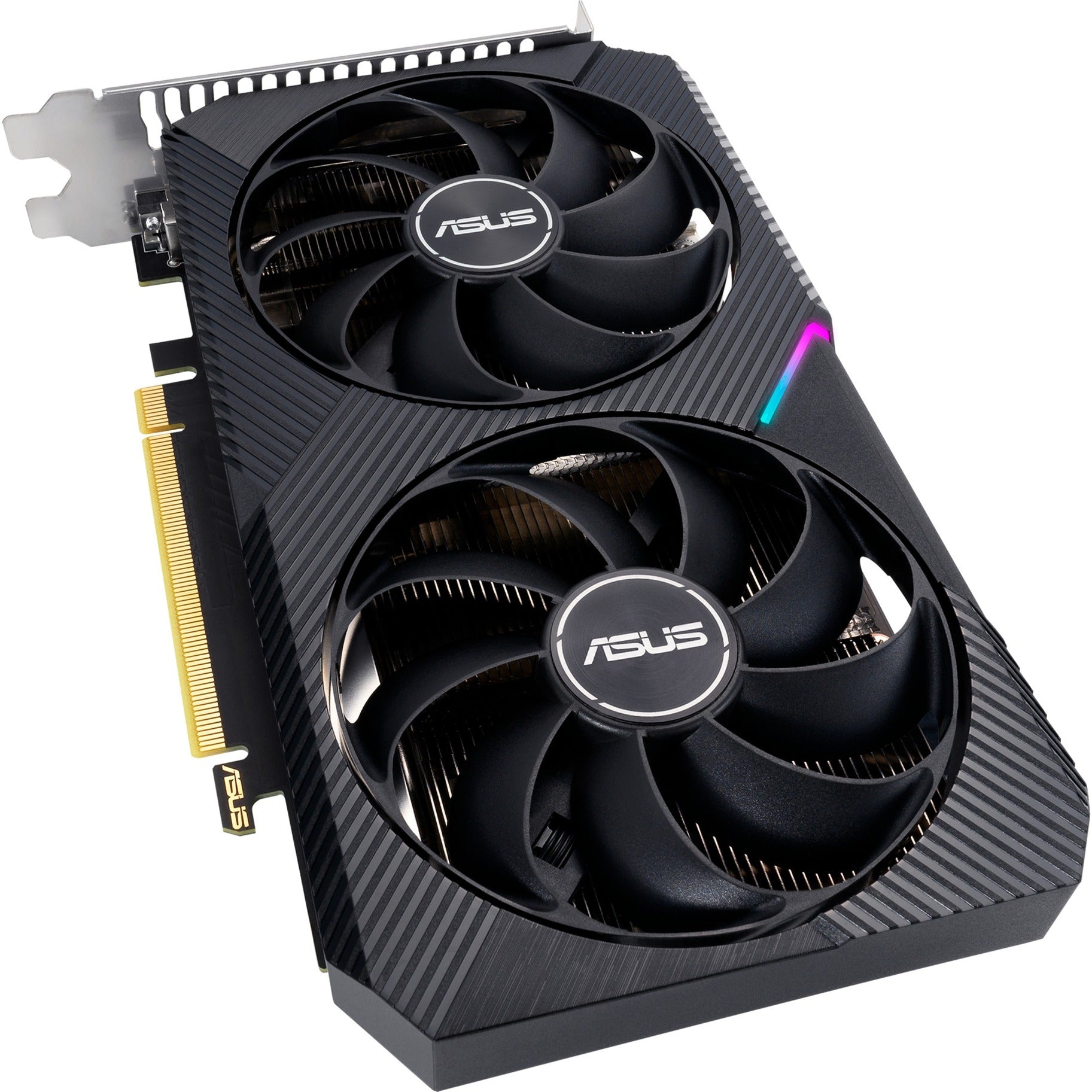 Asus geforce rtx 3050 dual v2 8gb gddr6 grafische kaart (lite hash rate, 1x displayport, 1x hdmi 2.1, dvi-d)