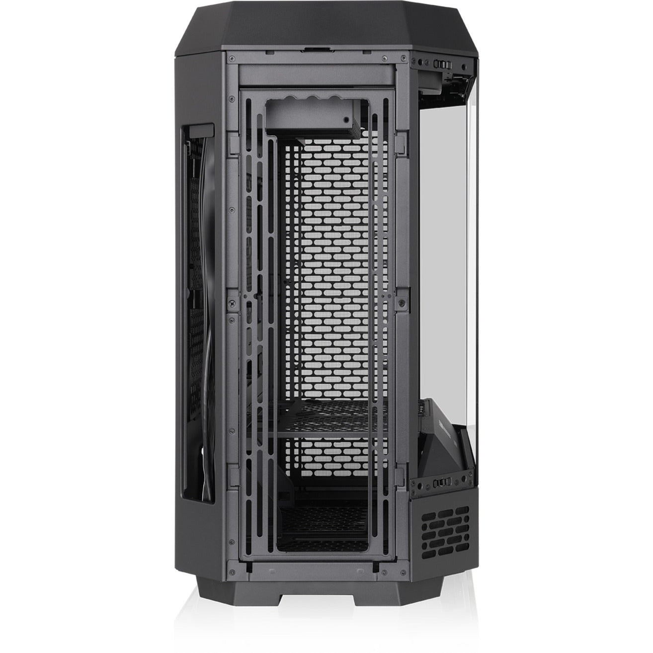 Thermaltake the tower 600 midi tower behuizing (zwart | 4x usb-a | 1x usb-c | tempered glass)