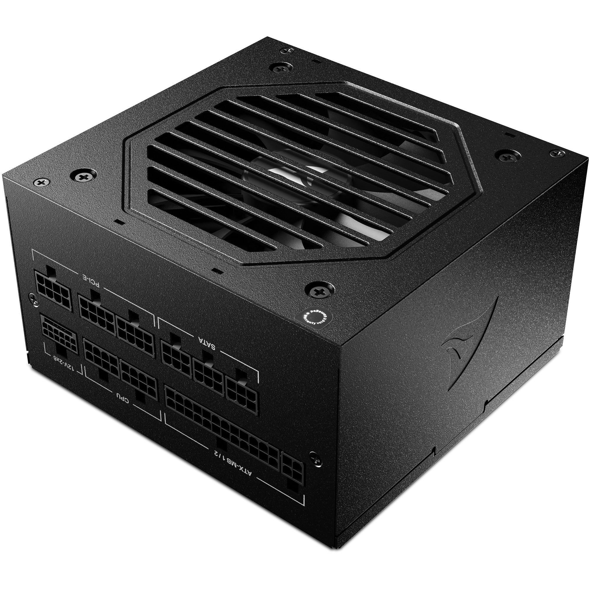 Sharkoon rebel p20 gen2 modulaire 1000 watt voeding (zwart, 1x 12v-2x6, 3x pcie)