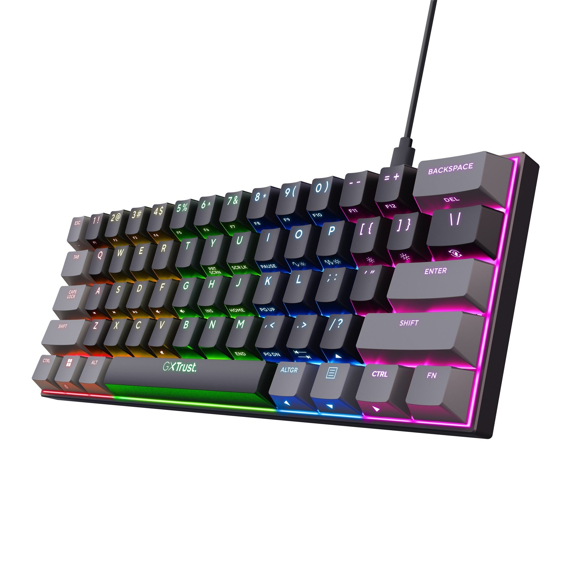 Trust Trust GXT 867 Acira 60% mini mechanische gaming-toetsenbo