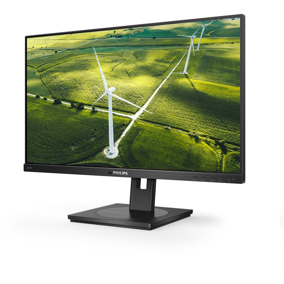 Philips 242b1g 23.8 monitor (zwart, hdmi, displayport, dvi-d, vga, usb-a, usb-b)