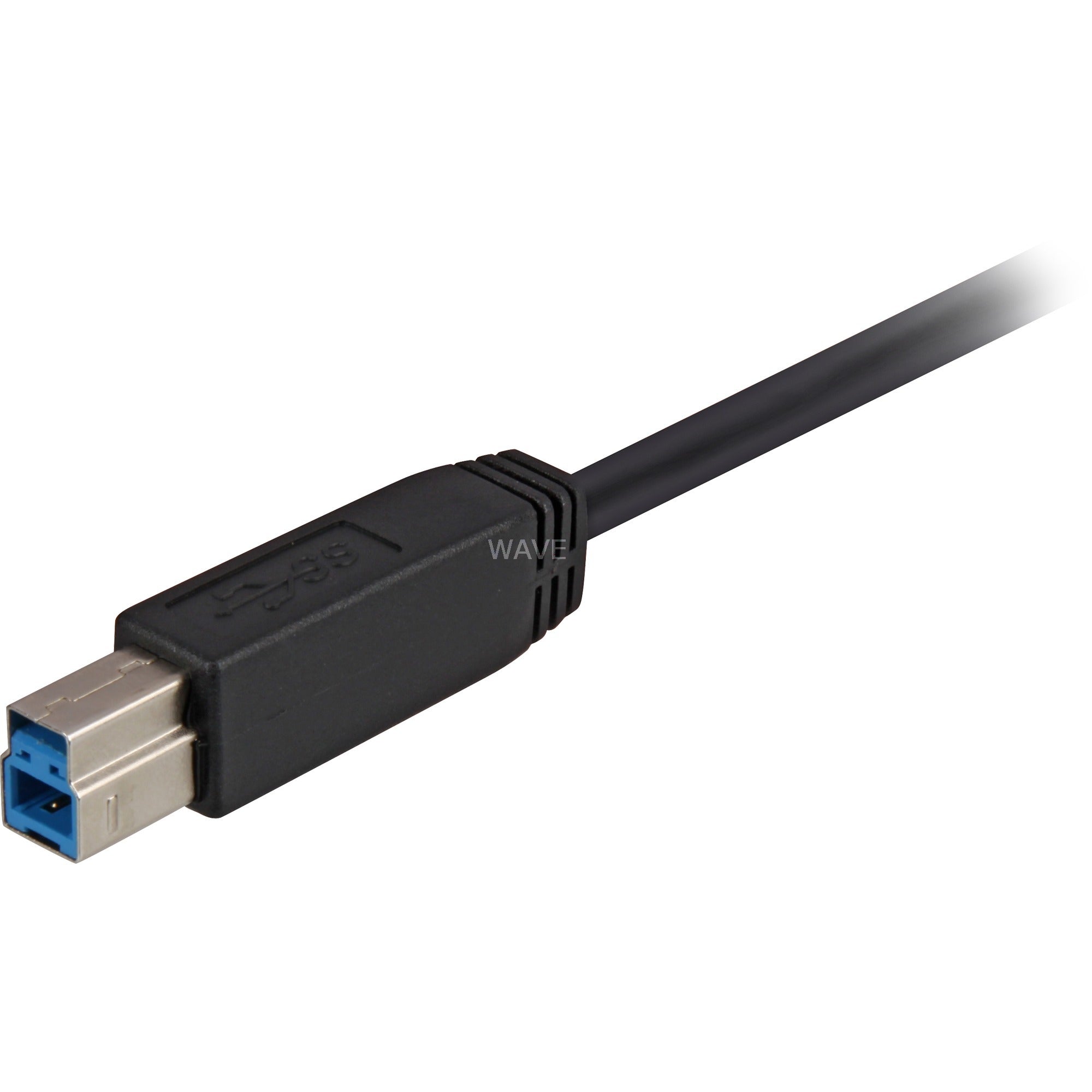 Sharkoon usb-a 3.0 > usb-b kabel (zwart, 3 meter)