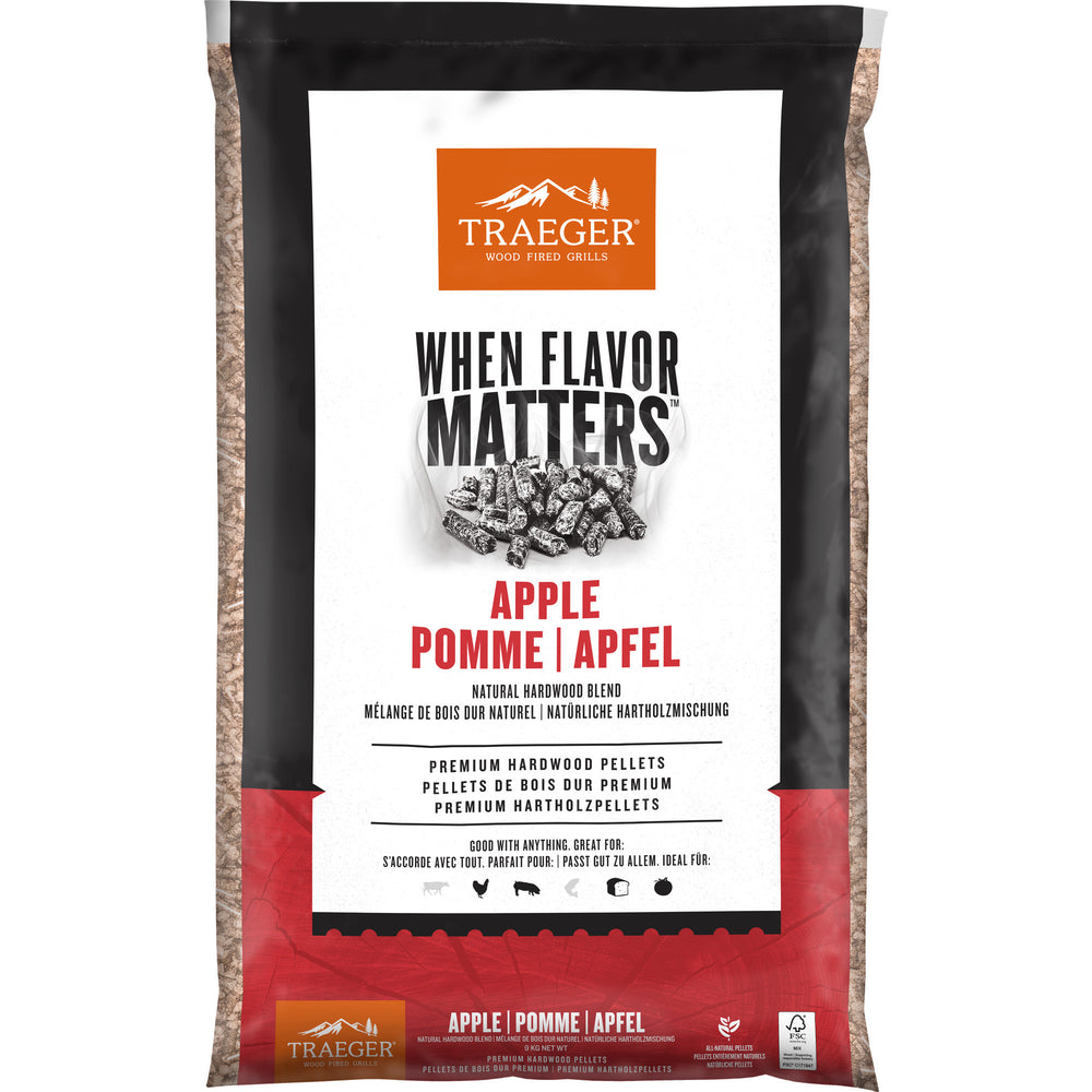Traeger fsc - apple bend pellets brandstof (9 kg)
