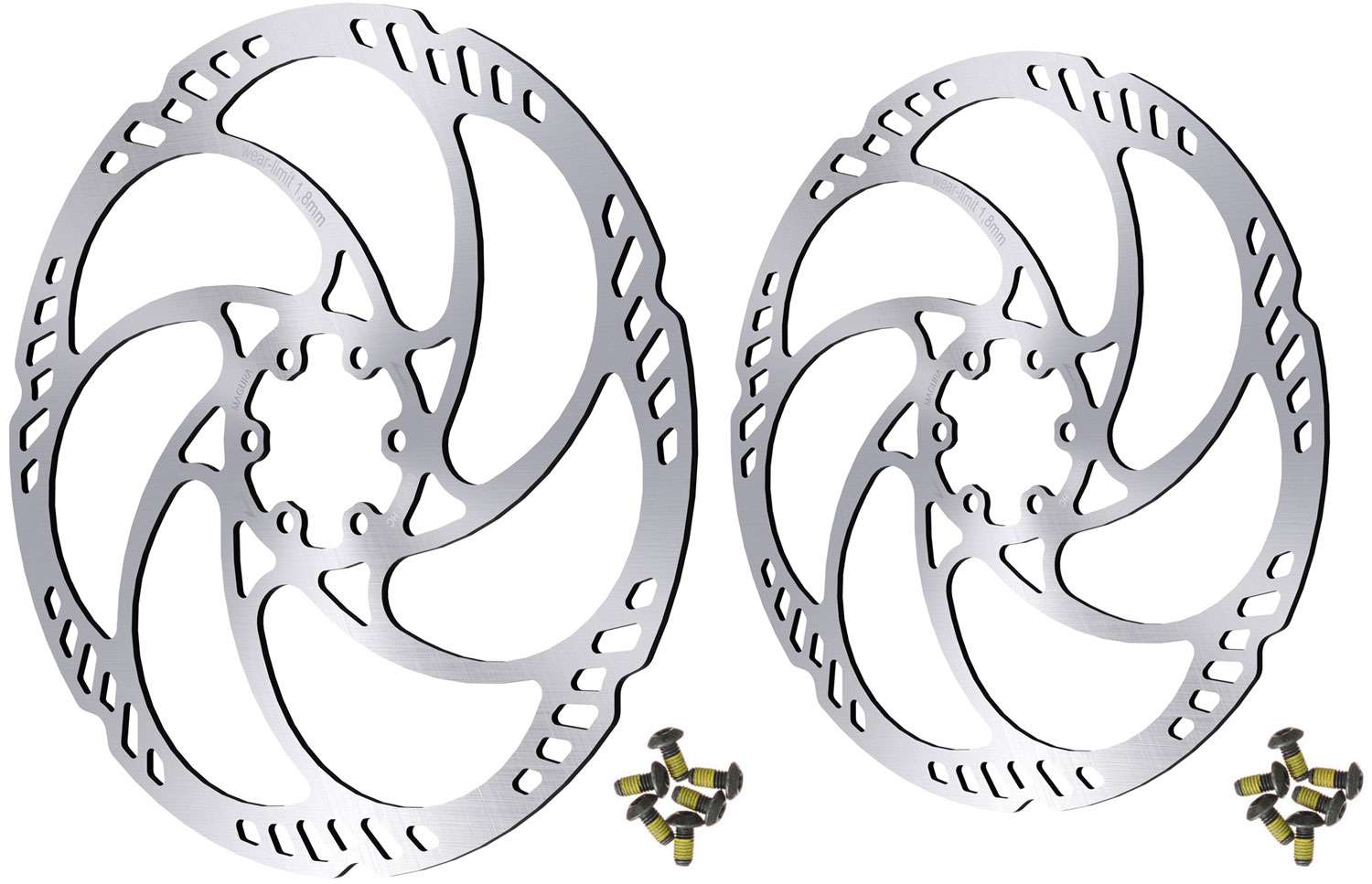 Magura storm hc 6-bolt disc rotor set 203 180mm