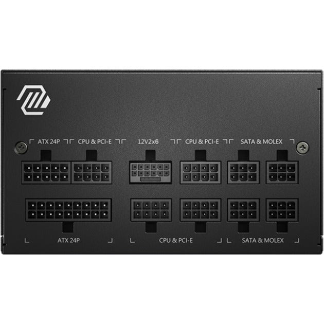 Msi mag a850gl pcie5 ii modulaire 850 watt voeding (zwart, 1x 12v-2x6, 4x pcie)