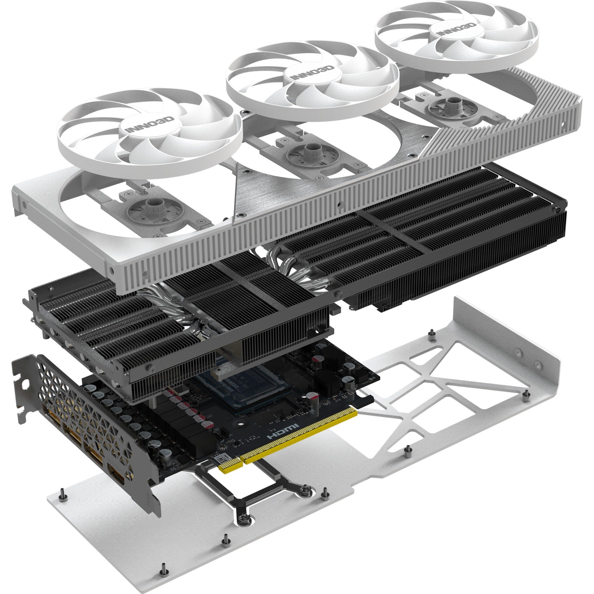Inno3d n507t3-16d7x-176068w rtx5070ti x3 oc wit 16gb gddr7 hdmi 3xdp