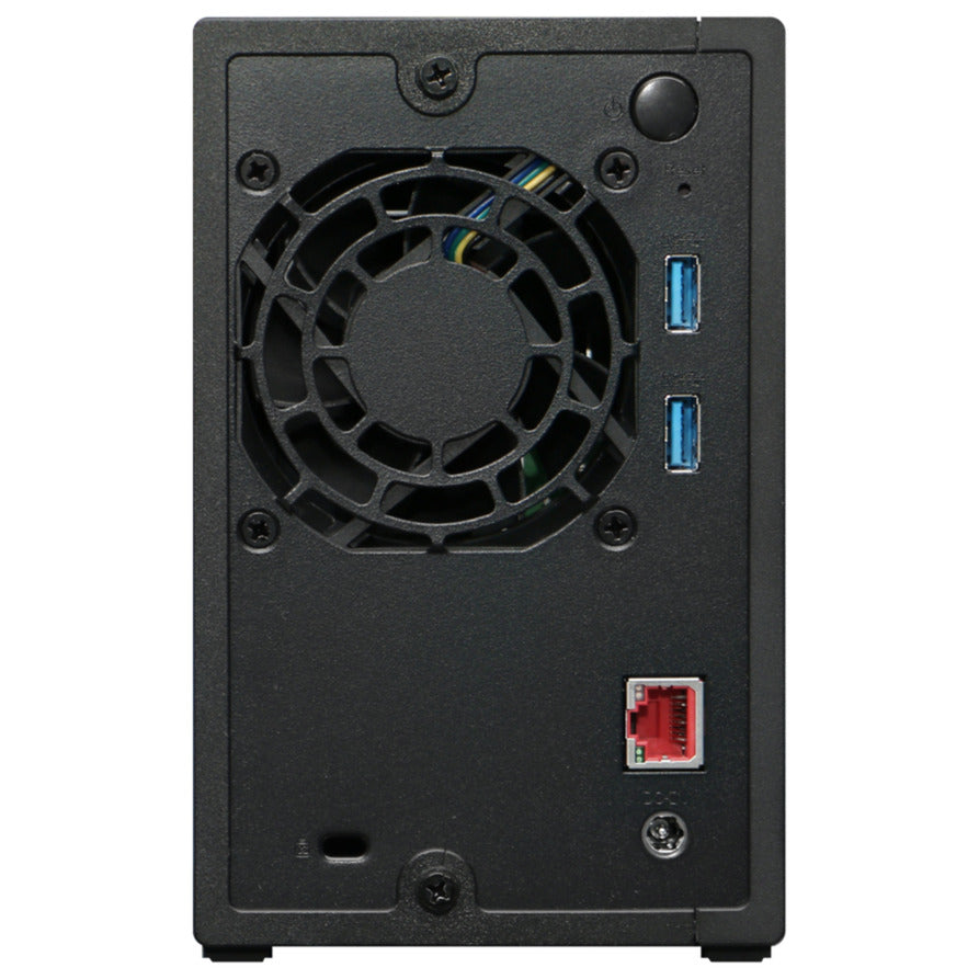 Asustor drivestor 2 gen2 (as1202t) nas (zwart, lan, usb)