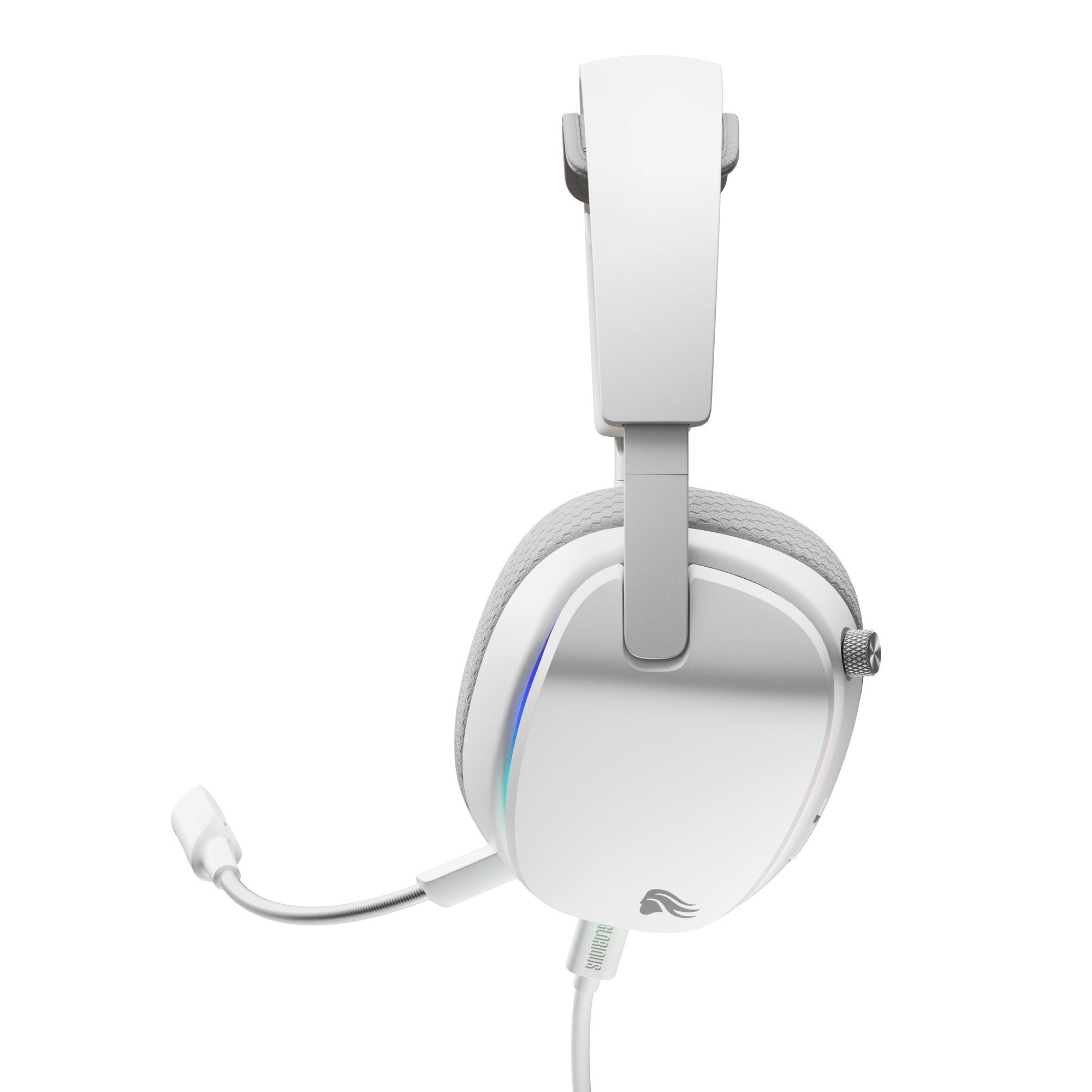 Glorious ghs eternal rgb - stereo rgb gamingheadset over-ear gaming headset (wit, pc, ps5, ps4, switch, usb-c)