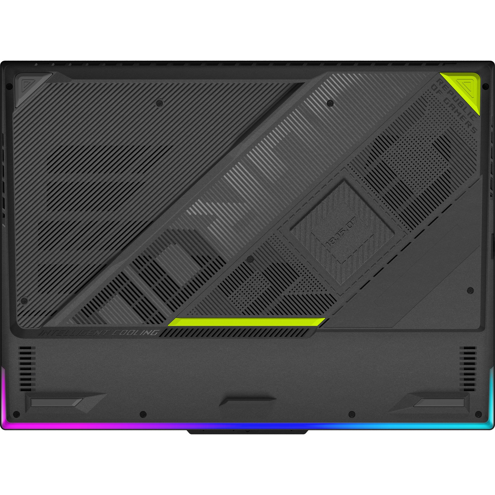 Asus rog strix g16 g614fr-s5213w 16 gaming laptop (grijs groen | ryzen 9 9955hx | rtx 5070 ti | 32 gb | 1 tb ssd)