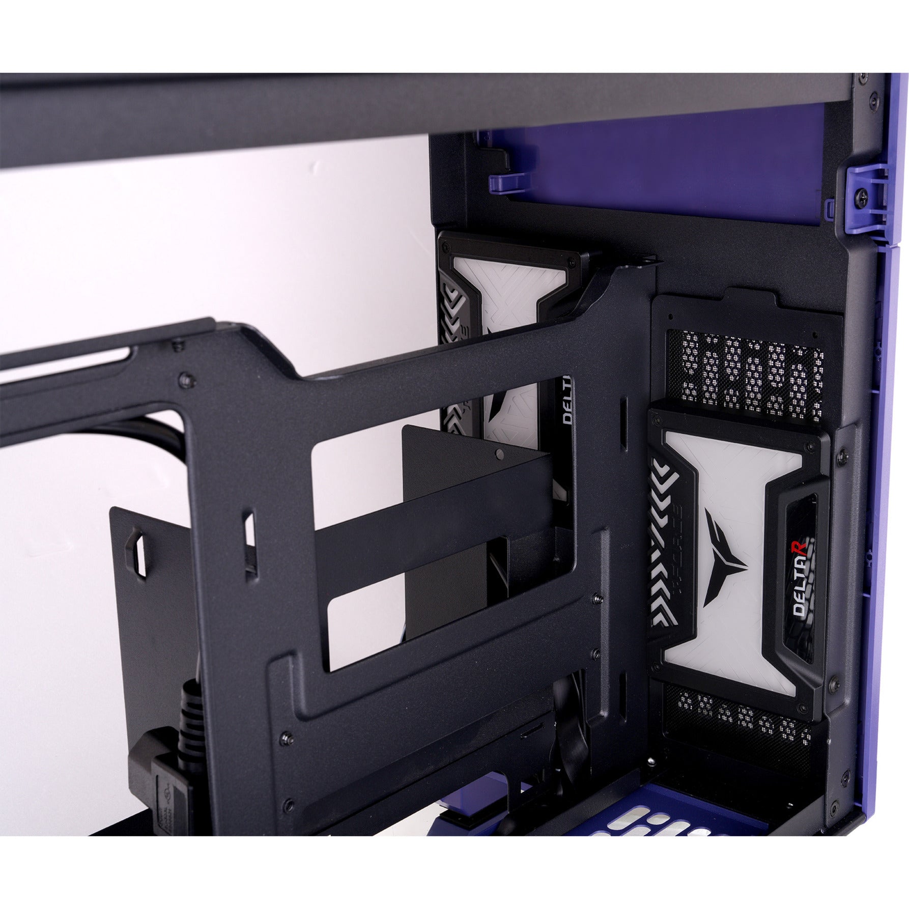 Thermaltake tr100 future dusk mini tower behuizing (paars | 2x usb-a | 1x usb-c)