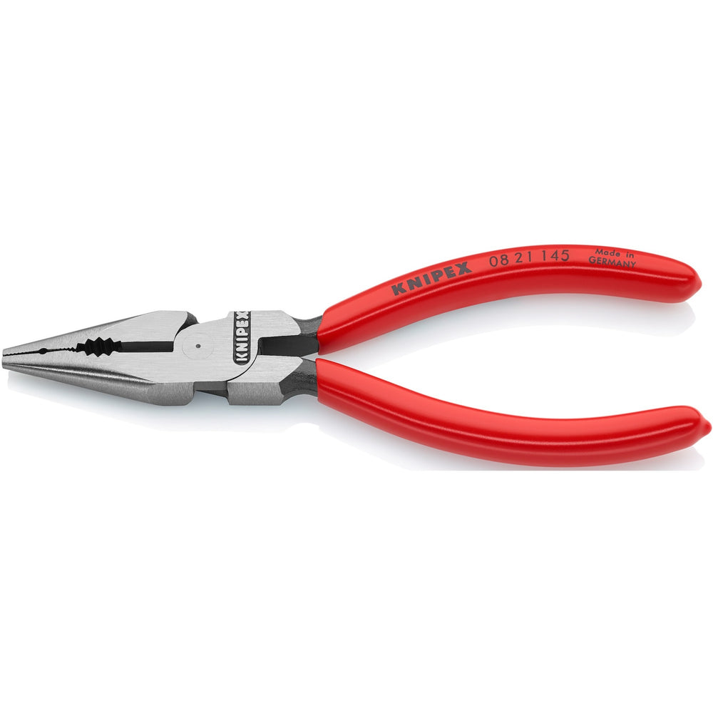 Knipex spitse combinatietang 0821145 (rood)