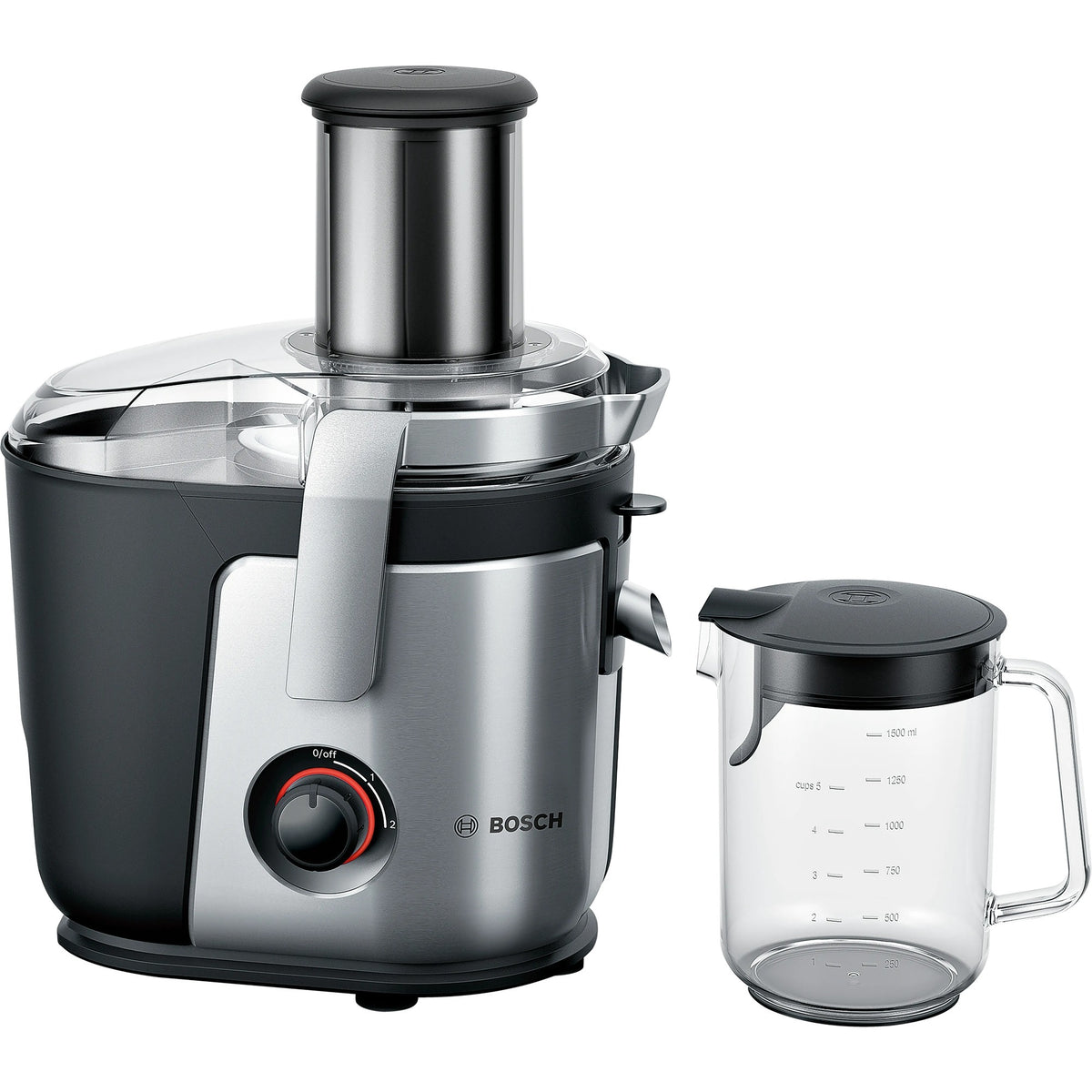 Bosch sapcentrifuge vitajuice 4 1000 w (zilver zwart)