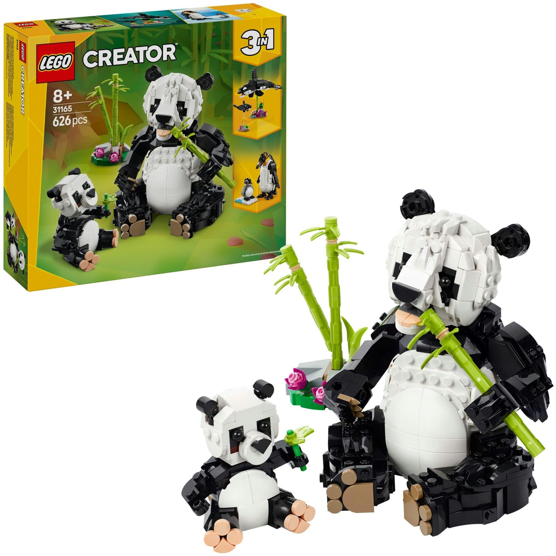 Lego creator 31165 wilde dieren: pandafamilie