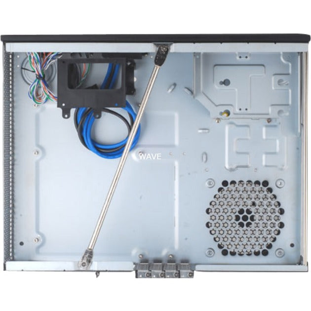 Silverstone milo ml03b desktop behuizing (zwart | 2x usb-a)