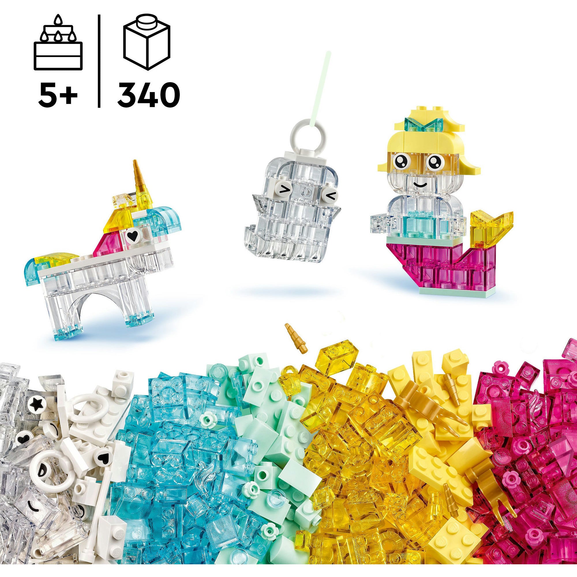 Lego 11040 klassieke magische transparante doos