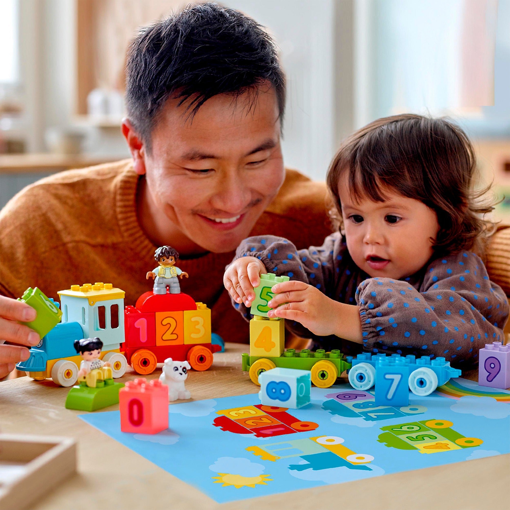 Lego duplo - getallentrein - leren tellen constructiespeelgoed (10954)
