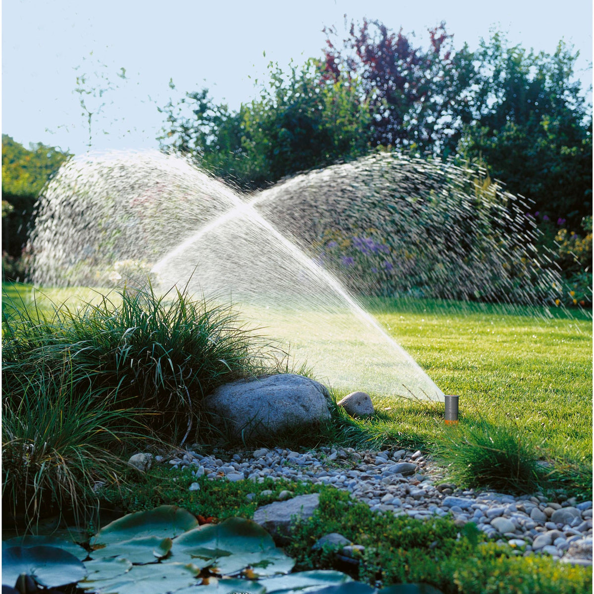 Gardena Pop-up Turbine Sprinkler T200 (Grey, 8203-29)