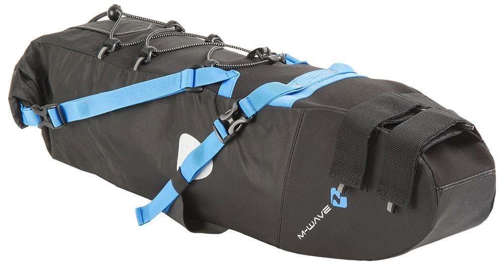 zadeltas Rough Ride L 11 liter nylon zwart geel