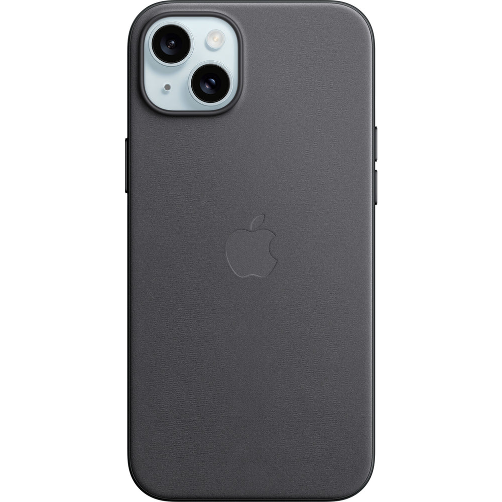 Apple finewoven hoesje met magsafe voor iphone 15 plus telefoonhoesje (zwart)