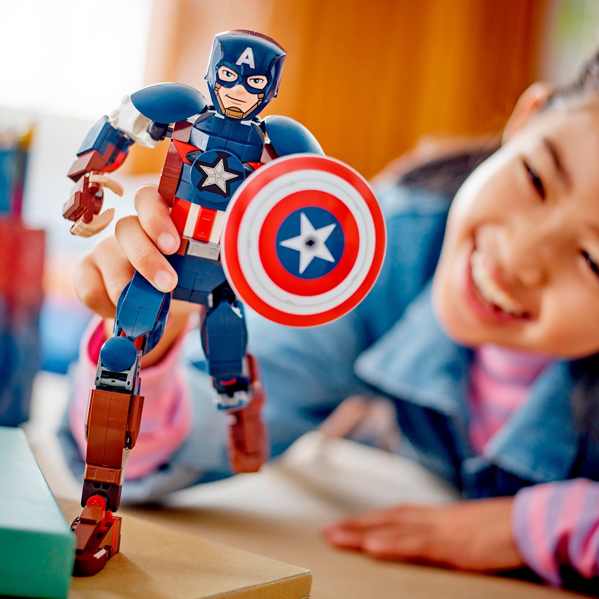 Lego superhelden 76258 captain america bouwfiguur