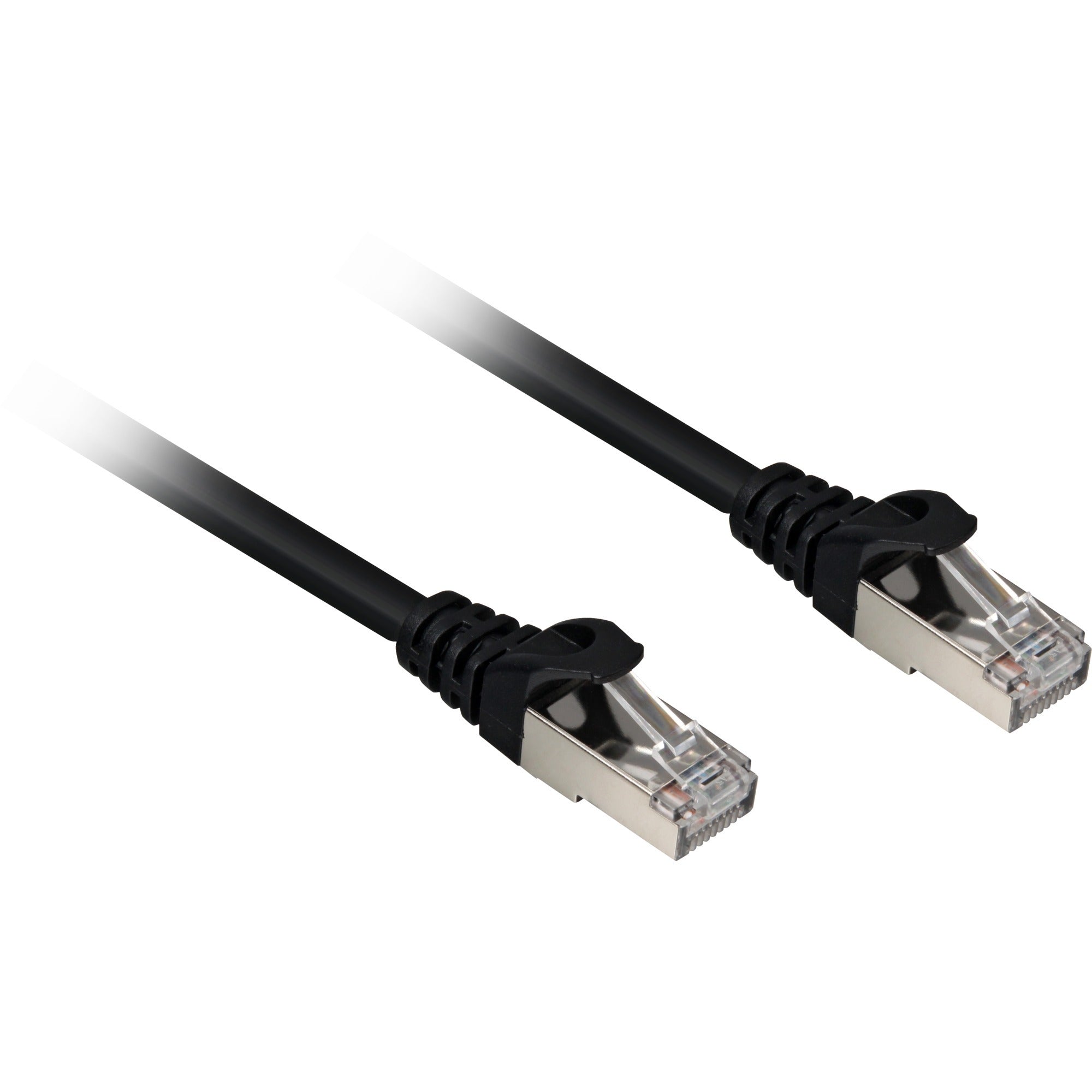Sharkoon cat.6a netwerkkabel (zwart, 10 meter, sftp, rj-45, halogeenvrij)