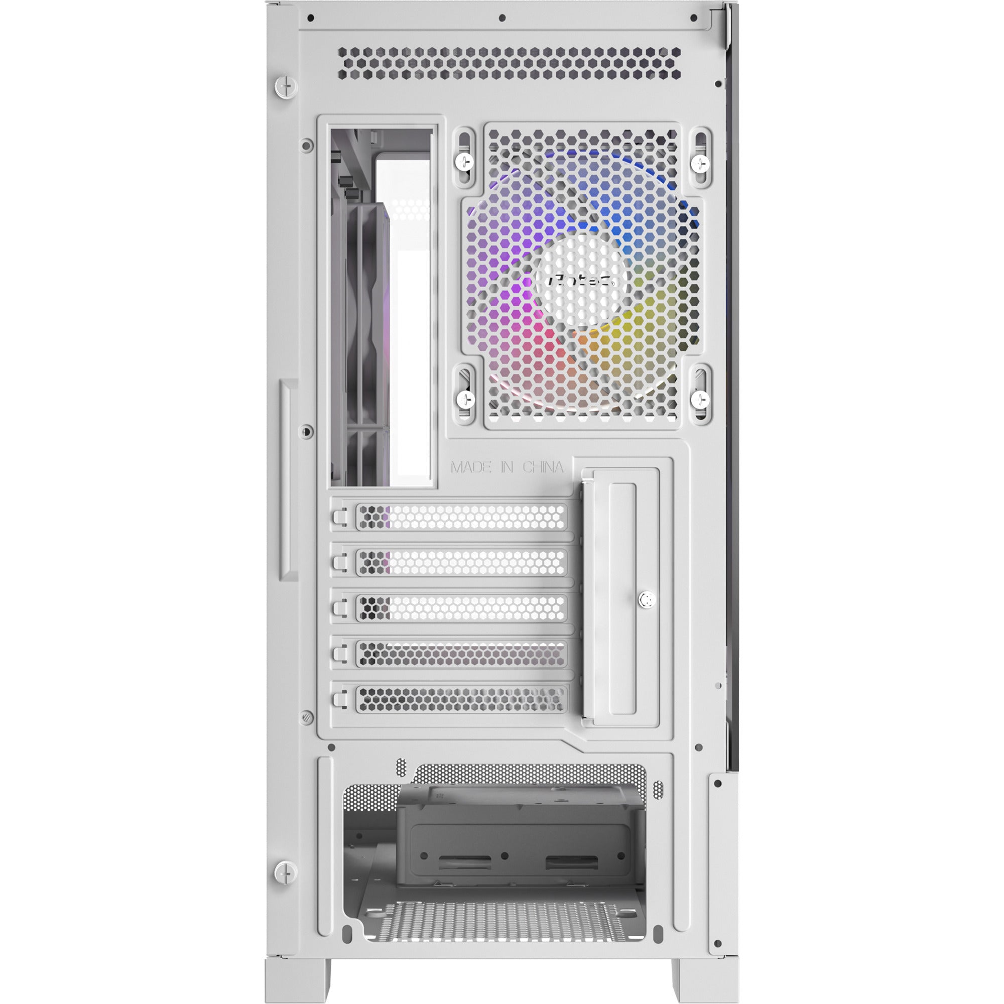 Antec cx500m argb mini tower behuizing (wit | 2x usb-a | 1x usb-c | tempered glass)