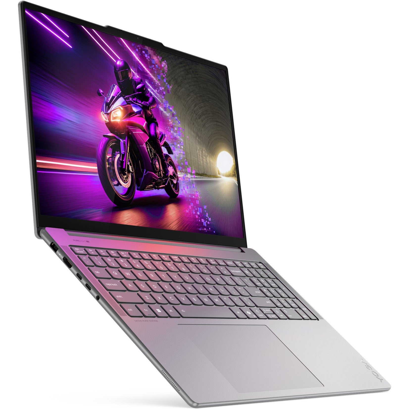 Lenovo yoga pro 9 16iah10 (83l00077mh) aura edition 16 laptop (grijs | core ultra 7 255h | rtx 5070 | 32 gb | 1 tb ssd)