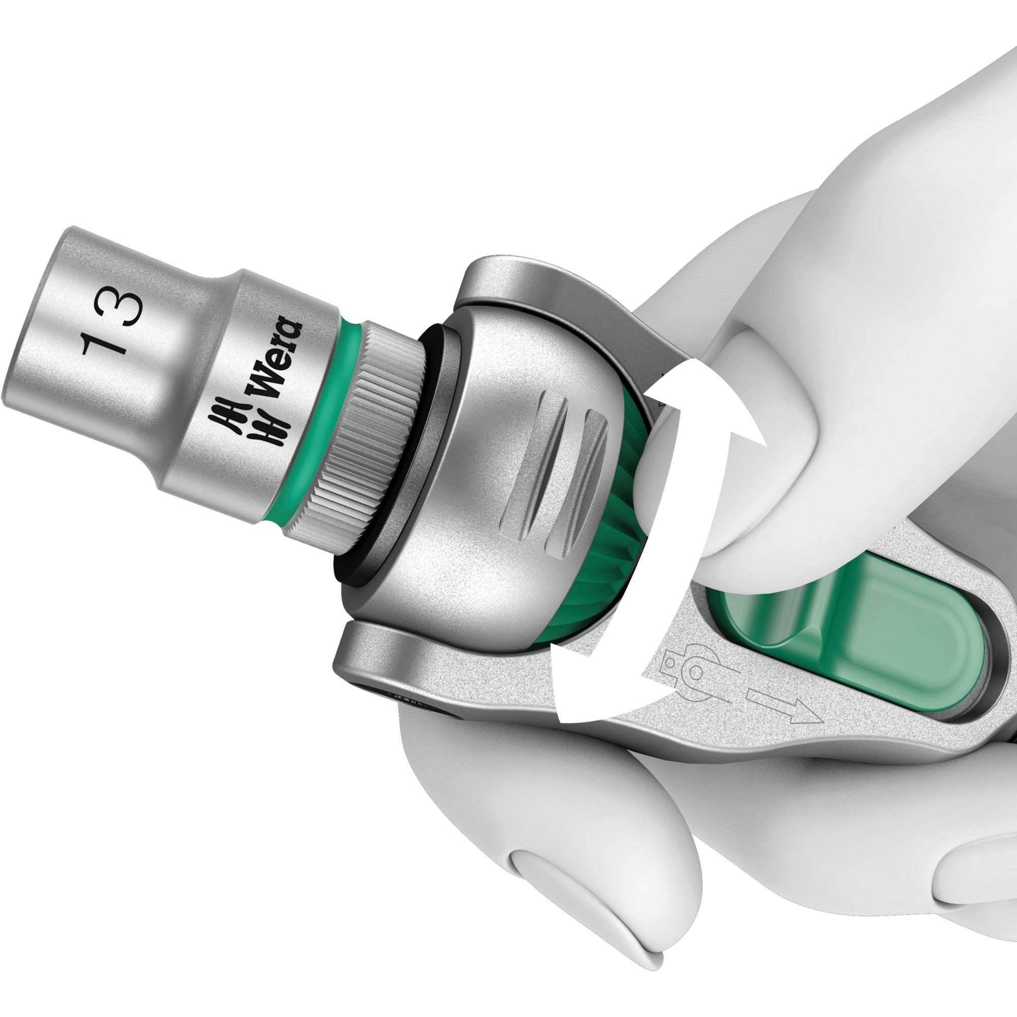 Wera 8100 sa 6 zyklop speed-ratelset 1 4 gereedschapsset (28-delig)