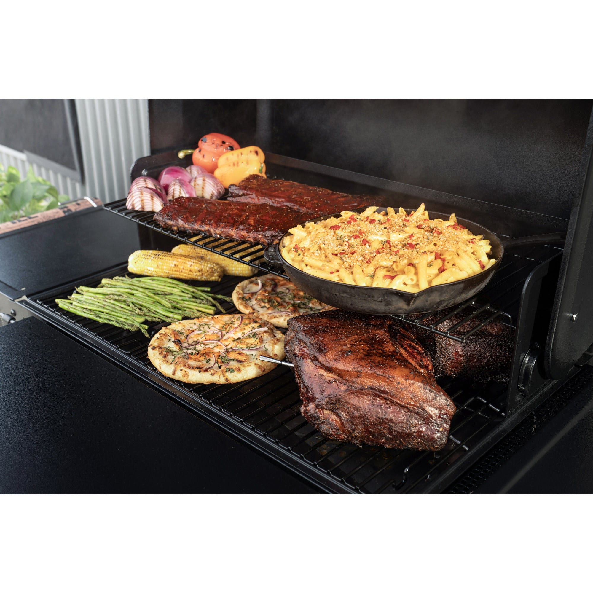 Traeger woodridge pro pellet barbecue (zwart, wifire)