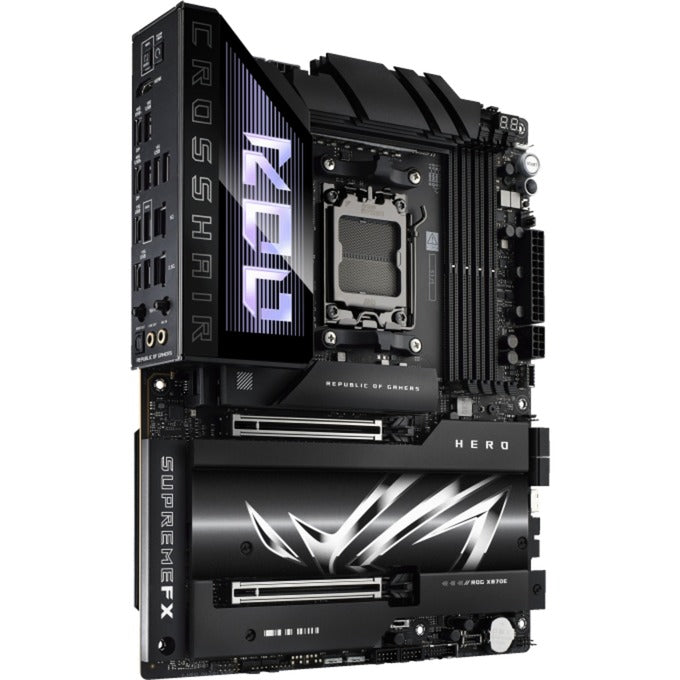 Asus rog crosshair x870e hero socket am5 moederbord (raid, 5gb-lan, 2,5gb-lan, wi-fi 7, bt, sound, atx)