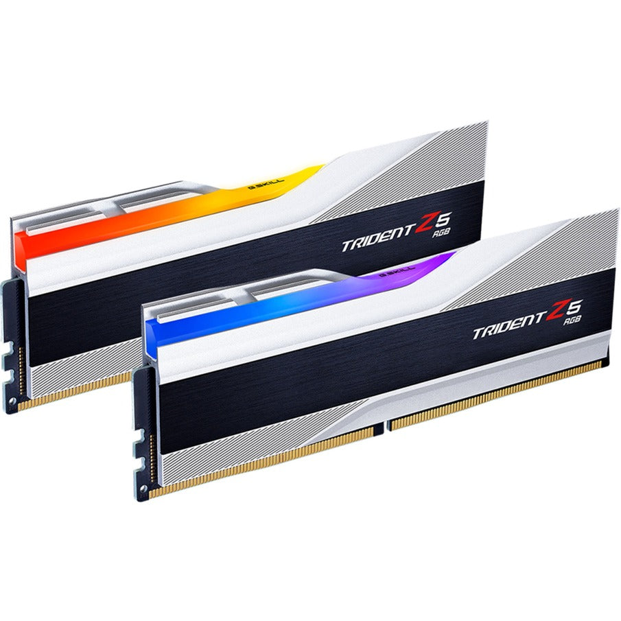 G.skill trident z5 rgb 32 gb ddr5-6000 (2x 16 gb) werkgeheugen (zilver, f5-6000j3636f16gx2-tz5rs, xmp 3.0)