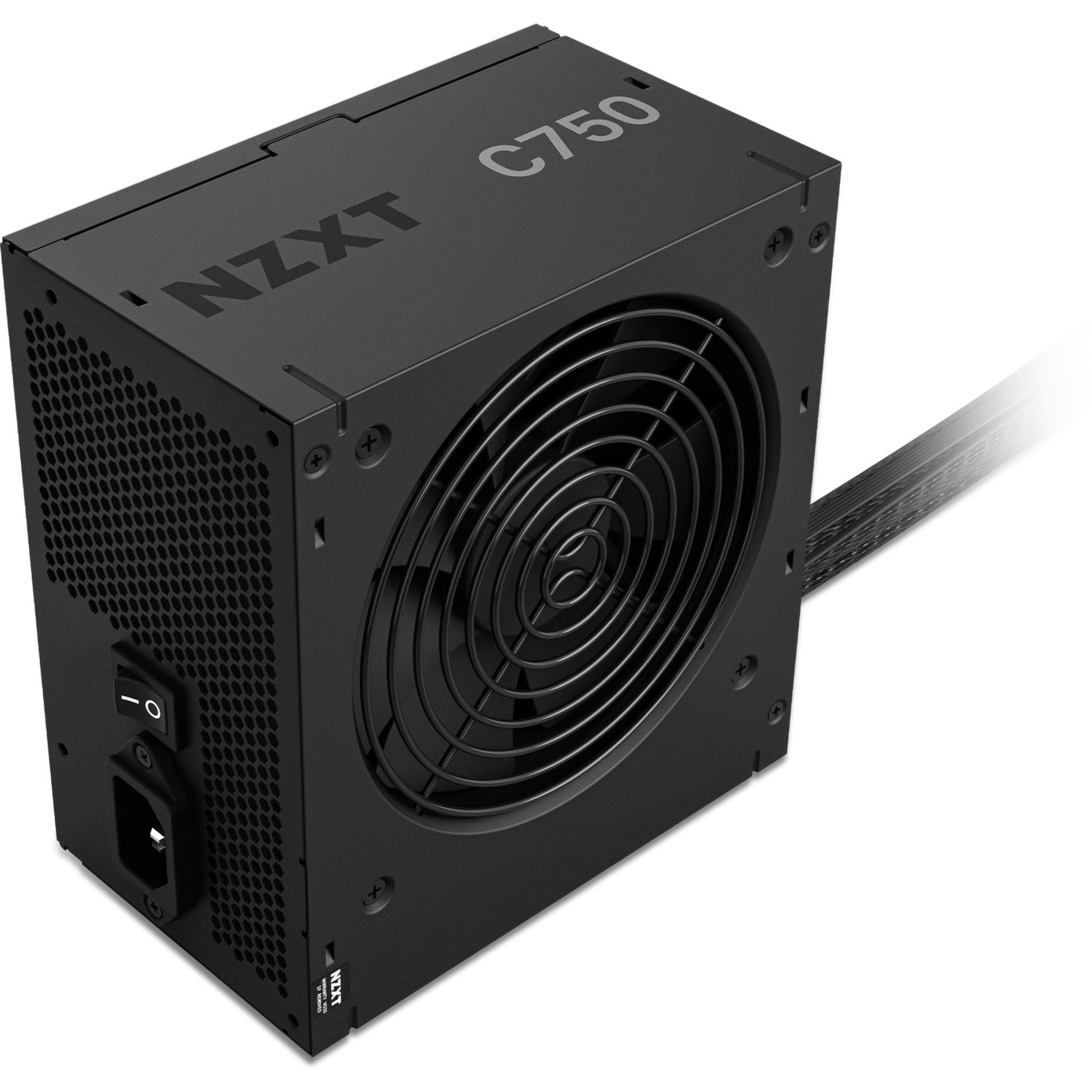 Nzxt c750 bronze modulaire 750 watt voeding (zwart, 1x 12v-2x6, 4x pcie)