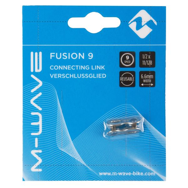 maillon de chaîne Fusion 1 2 x 11 128 acier 9S argent