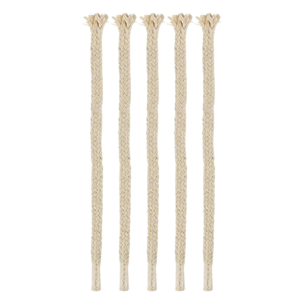 Esschert design fakkel bamboe vervanglont katoen set van 5