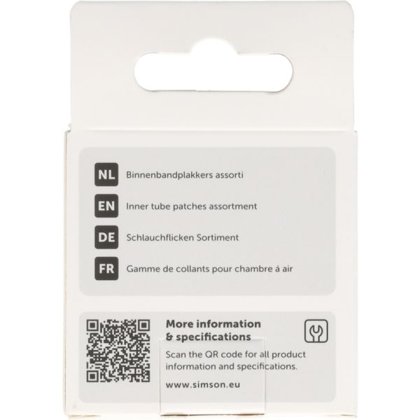 Simson binnenbandpleisters assortiment 9-delig