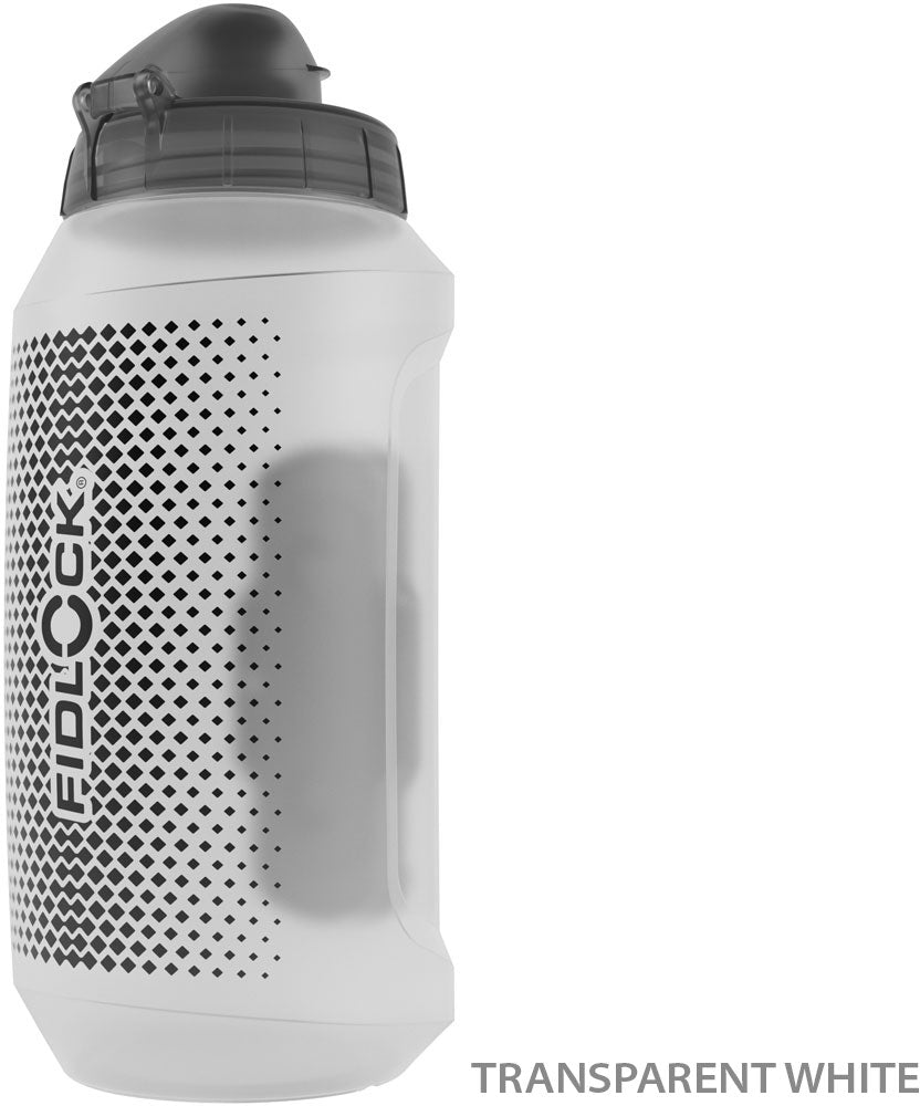 Fidlock twist single bottle 750 compact + bottle connector | transparent black