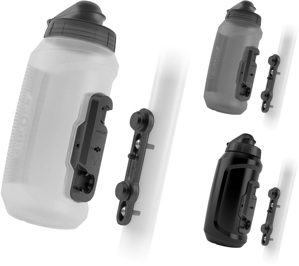 Fidlock twist bottle 750 compact + bike base | black