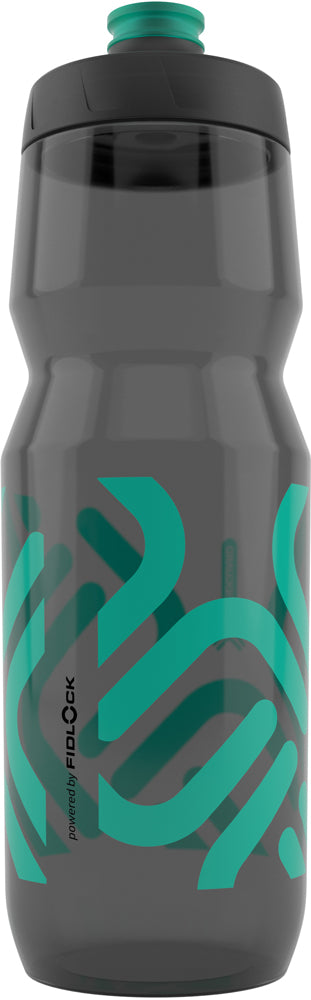Fidlock fidguard bottle 750 antibacterial | transparent black - light green