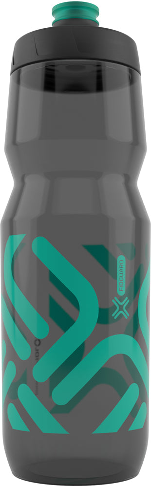 Fidlock fidguard bottle 750 antibacterial | transparent black - coral