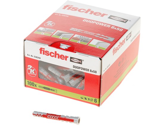 Fischer duopower 6x50 100 st - 538250