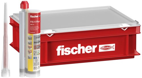 Fischer fis v plus 360 s hwk injectie spuitkokers in krat - 10 x 360ml - 558769