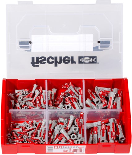 Fischer fixtainer duopower duotec pluggen met schroeven