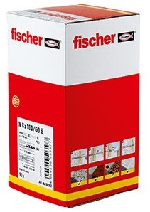 Fischer n 8x100 60 s nagelplug (50) 50 st - 50357