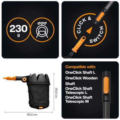 Fiskars oneclick fruitplukker - 1080692