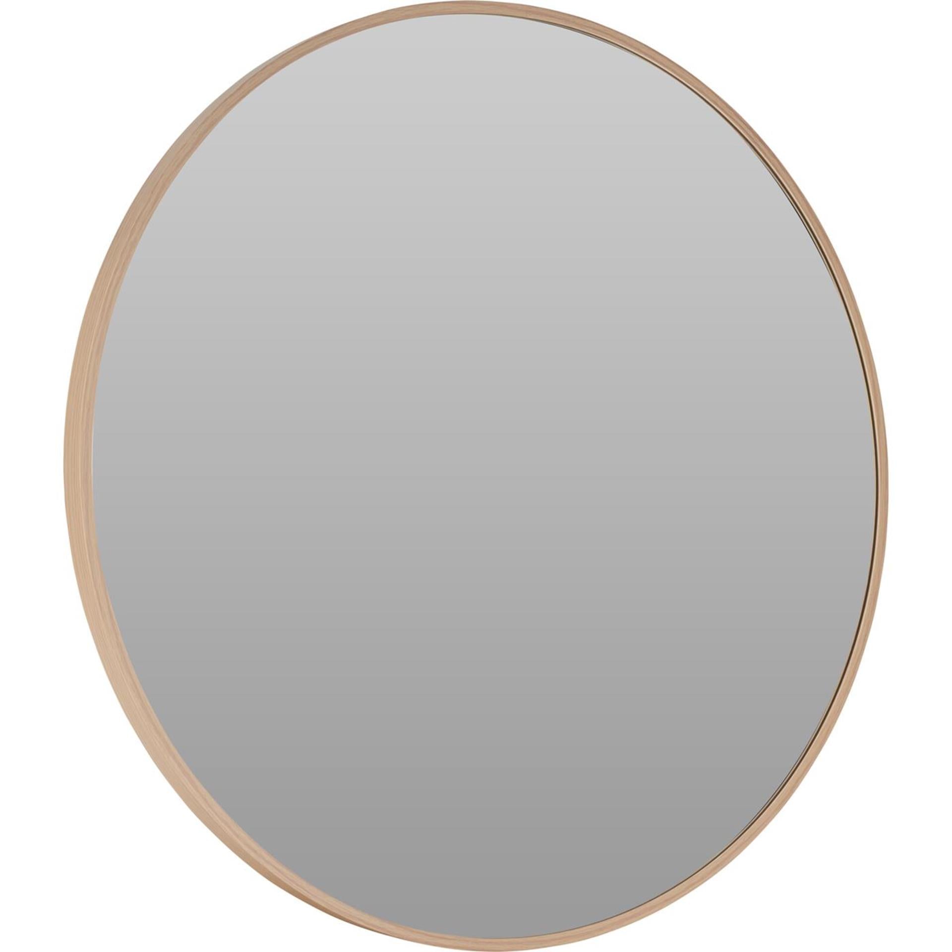 Home styling spiegel hout ø60cm