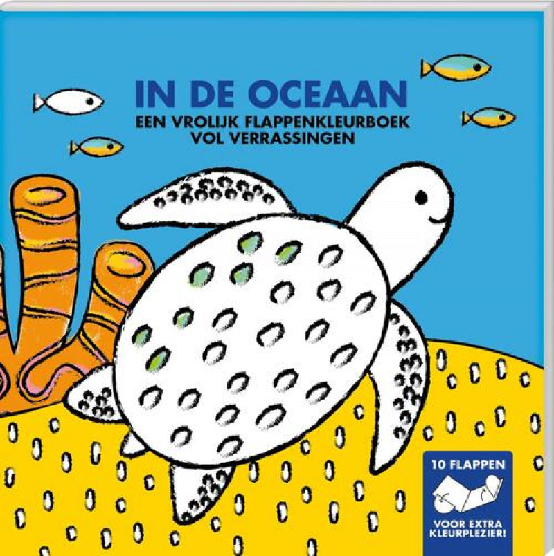 Imagebooks flappenkleurboek - in de oceaan