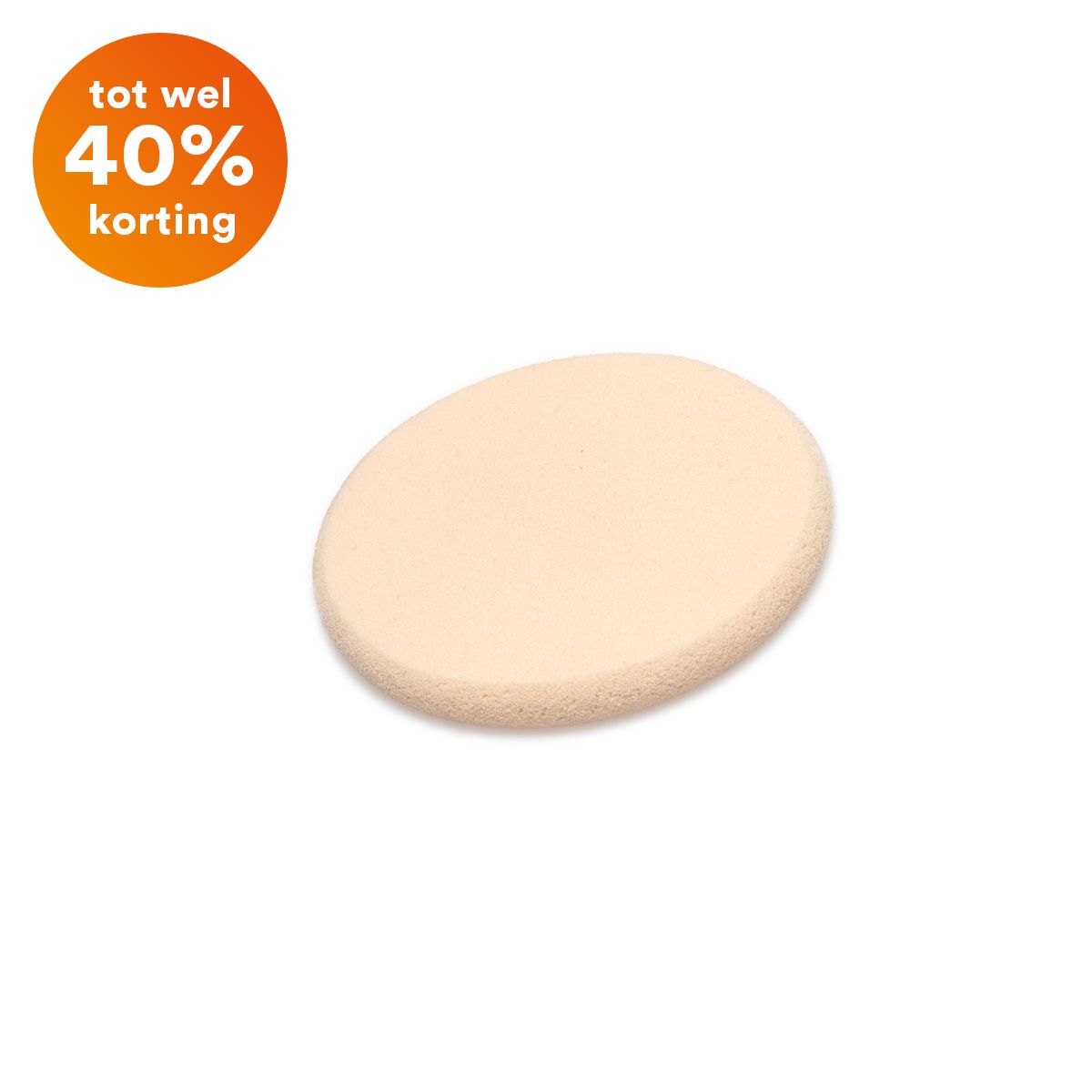 Gezichtsnagelmake-up spons rond crème zonder blister