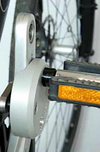 Van crankverkorter universeel aluminium zilver