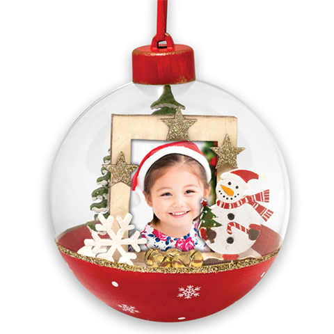 Foto Kerstbal Loek LS448 3,5x4,5 �10 cm