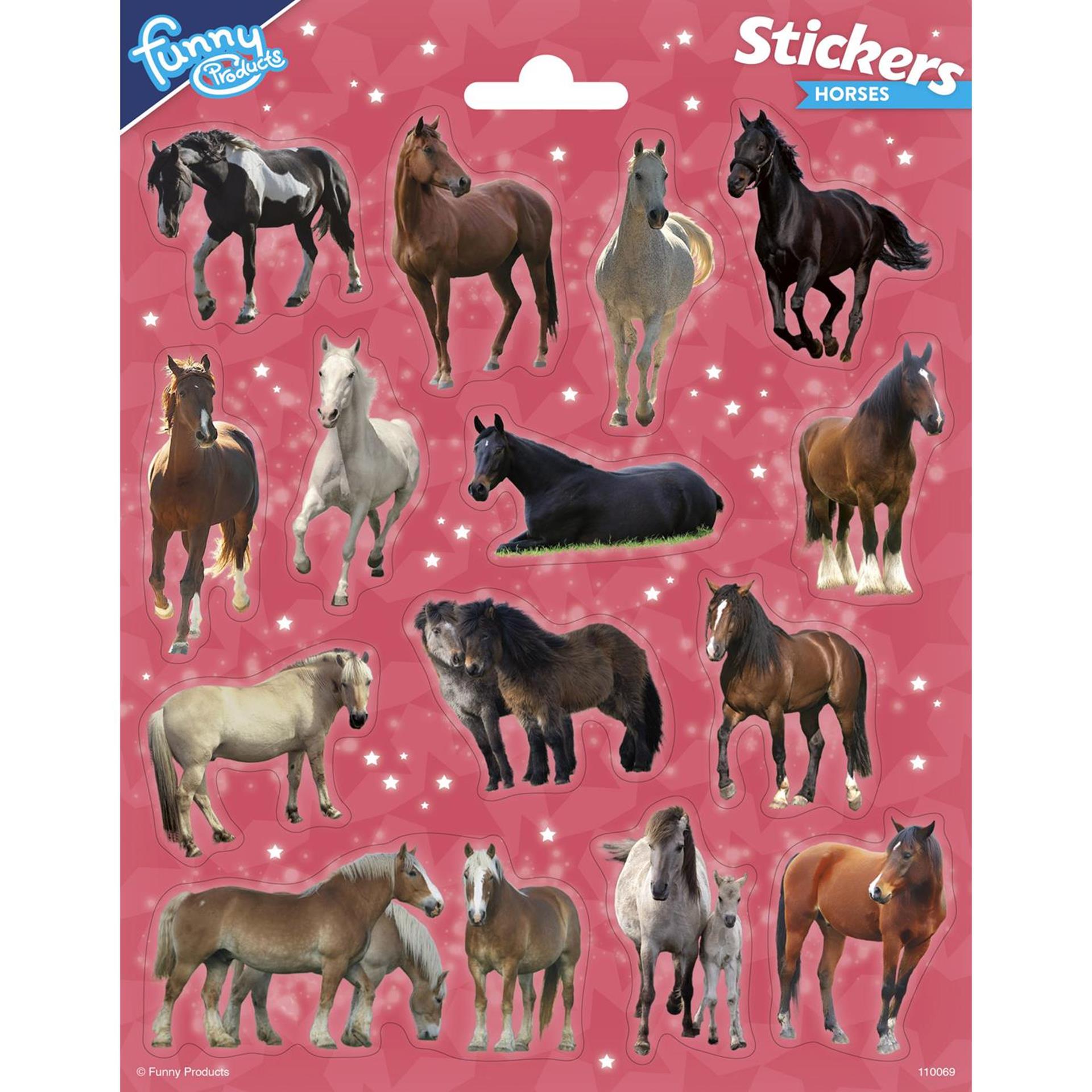 Stickervel paarden